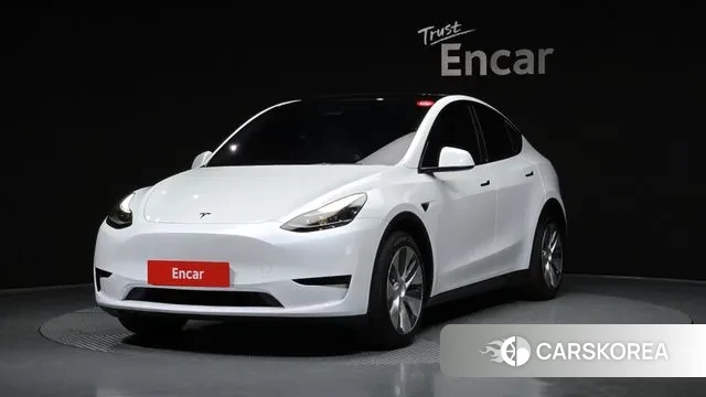 Tesla Model Y 2023 Белый из Кореи