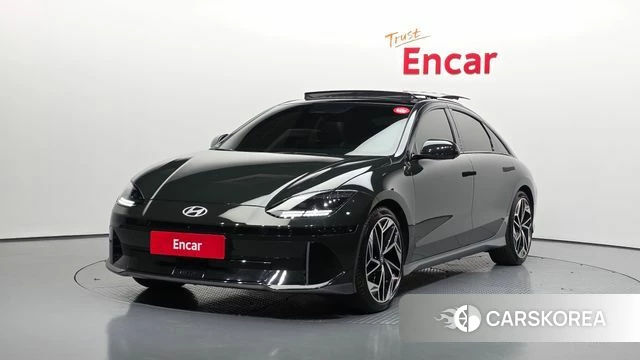 Hyundai Ionic 6 2023 Зеленый из Кореи