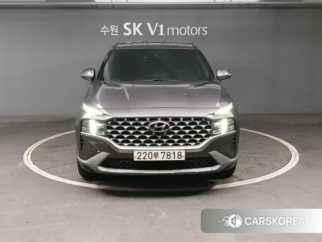 Hyundai The New Santa Fe 2022 Серый из Кореи