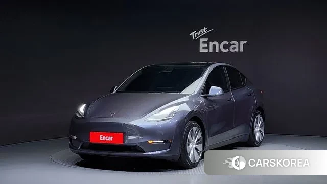 Tesla Model Y 2021 Серый из Кореи