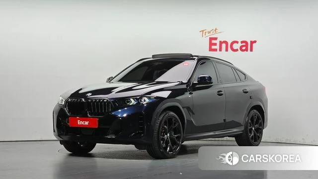 BMW X6 (G06) 2024 Черный из Кореи