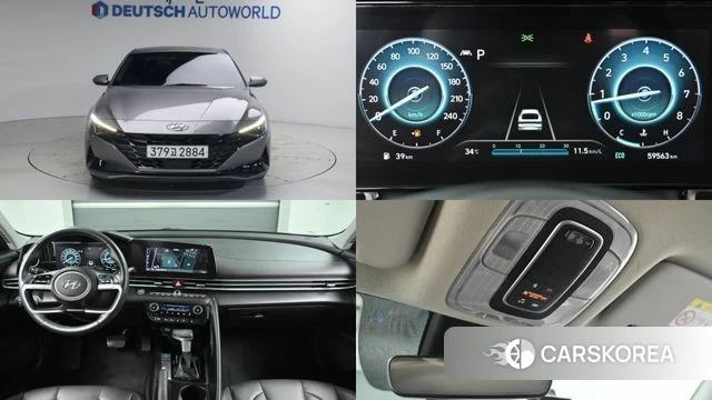 Hyundai Avante (CN7) 2020 Серый из Кореи