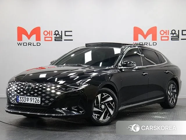 Hyundai The New Grandeur IG Hybrid 2022 Черный из Кореи