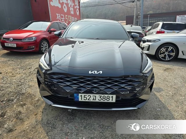 Kia K8 Hybrid 2021 Синий из Кореи