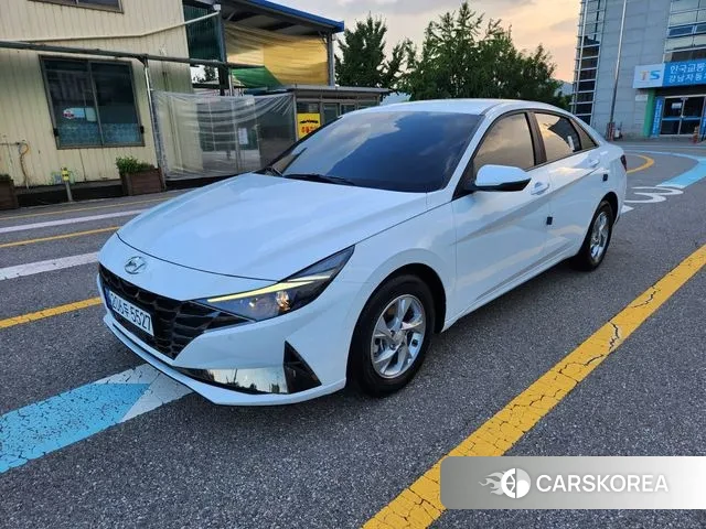 Hyundai Avante (CN7) 2022 Белый из Кореи