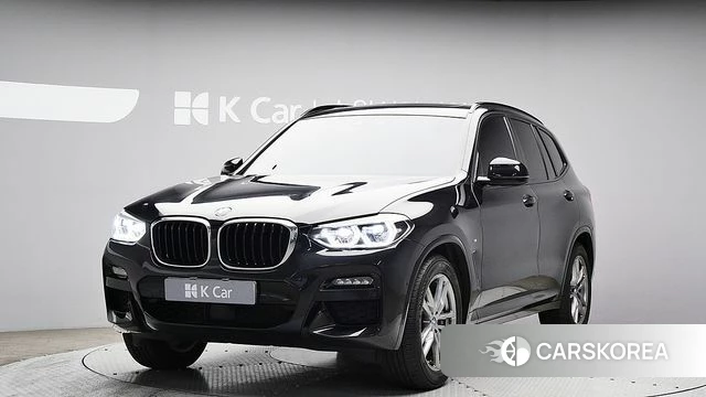 BMW X3 (G01) 2021 Черный из Кореи