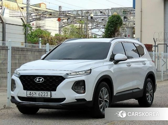 Hyundai Santa Fe TM 2018 Белый из Кореи