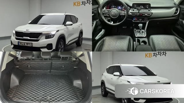 Kia Seltos 2021 Белый из Кореи