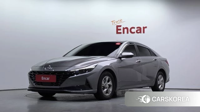 Hyundai Avante (CN7) 2021 Серебристо-серый из Кореи