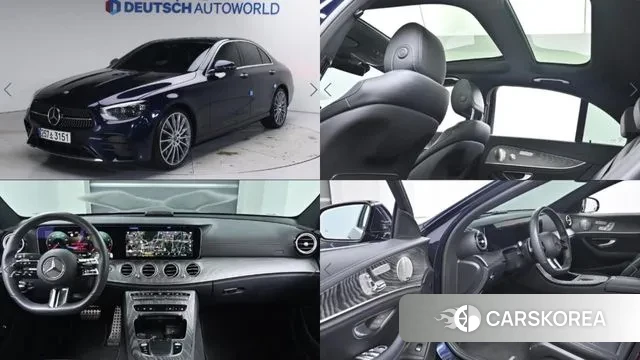 Mercedes-Benz E-Class W213 2022 Синий из Кореи