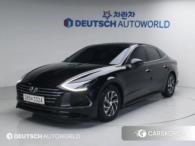 Hyundai Sonata Hybrid (DN8) 2022 Черный из Кореи