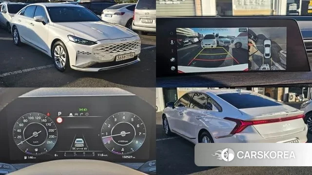 Kia K8 2022 Белый из Кореи