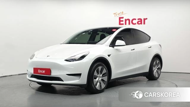 Tesla Model Y 2023 Белый из Кореи