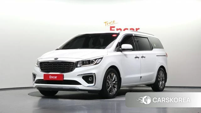 Kia The New Carnival 2019 Белый из Кореи