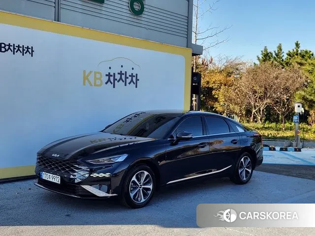 Kia K8 Hybrid 2023 Синий из Кореи