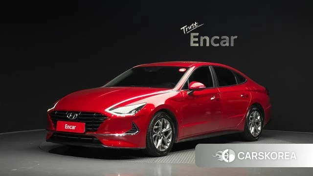 Hyundai Sonata (DN8) 2019 Красный из Кореи