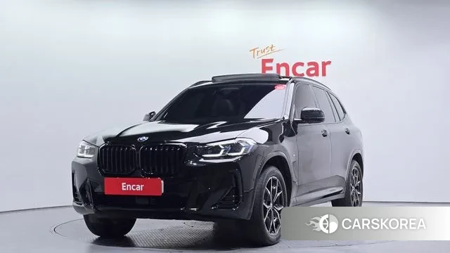 BMW X3 (G01) 2022 Черный из Кореи