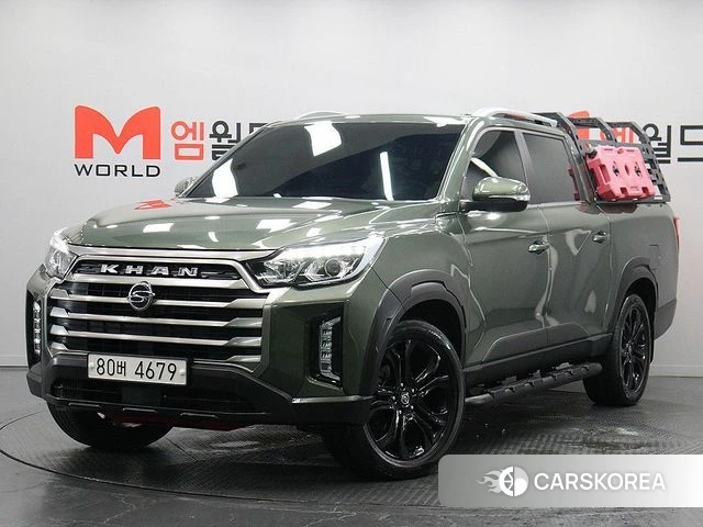 Ssangyong The New Rexton Sports Cannes 2021 Темно-зеленый из Кореи