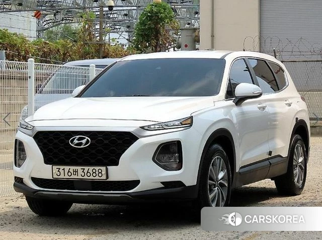 Hyundai Santa Fe TM 2019 Белый из Кореи