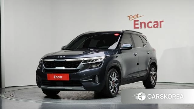 Kia Seltos 2022 Серый из Кореи