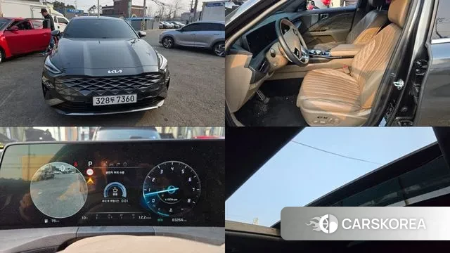 Kia K8 2021 Серый из Кореи