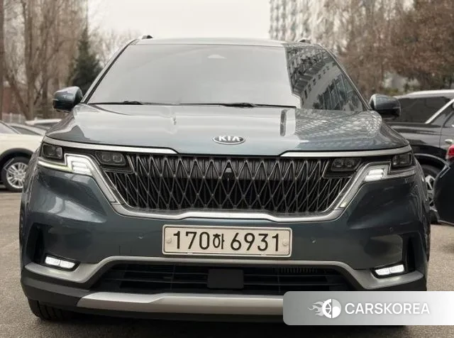 Kia Carnival 4th generation 2021 Синий из Кореи