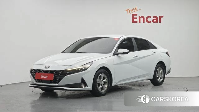 Hyundai Avante (CN7) 2021 Белый из Кореи