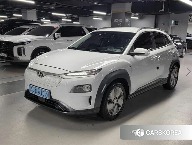 Hyundai Kona Electric 2019 Белый из Кореи