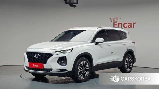 Hyundai Santa Fe TM 2018 Белый из Кореи