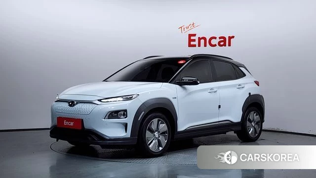 Hyundai Kona Electric 2019 Белый из Кореи