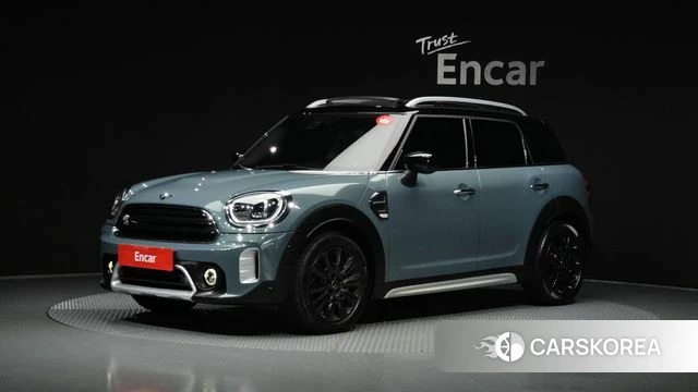 Mini Cooper Countryman 2023 Небесно-голубой из Кореи