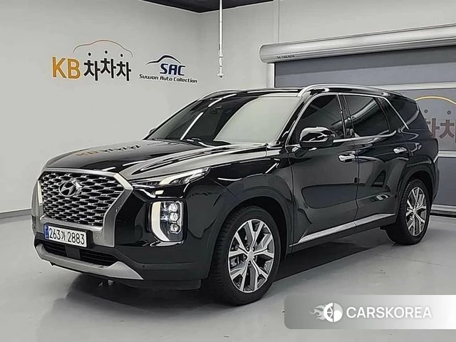 Hyundai Palisade 2022 Черный из Кореи