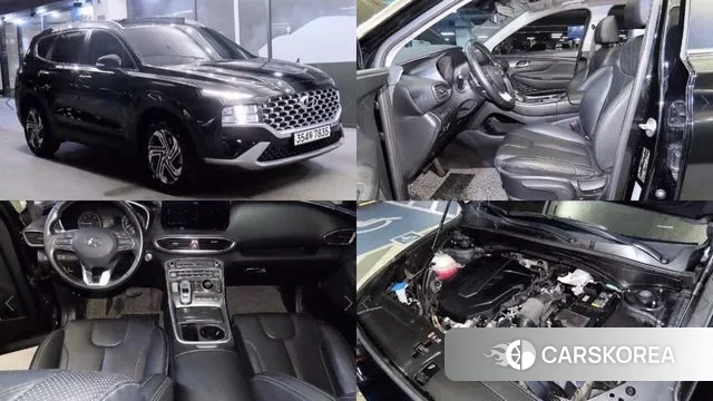 Hyundai The New Santa Fe 2021 Черный из Кореи