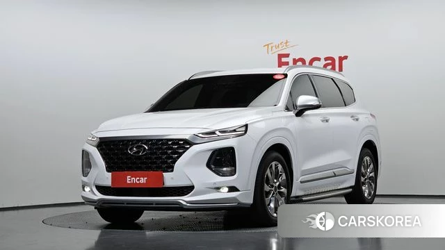 Hyundai Santa Fe TM 2019 Белый из Кореи