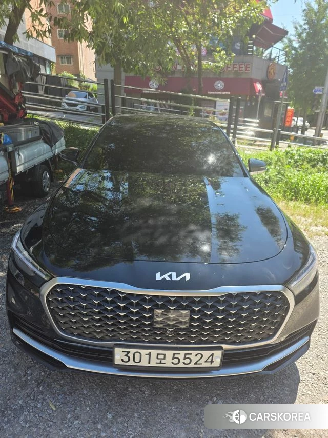 Kia The New K9 2nd generation 2023 Черный из Кореи