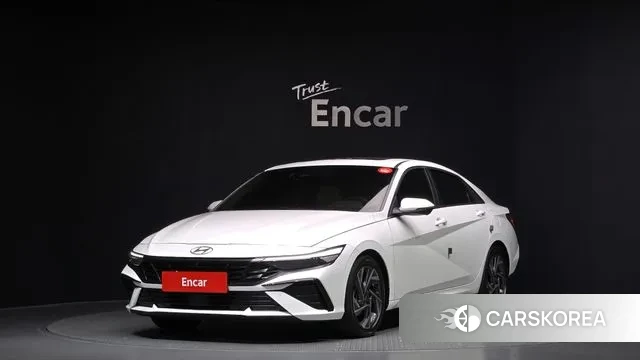Hyundai The New Avante (CN7) 2023 Белый из Кореи