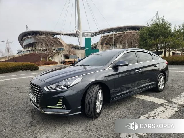 Hyundai Sonata New Rise Hybrid 2018 Серый из Кореи
