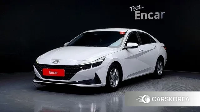 Hyundai Avante (CN7) 2021 Белый из Кореи
