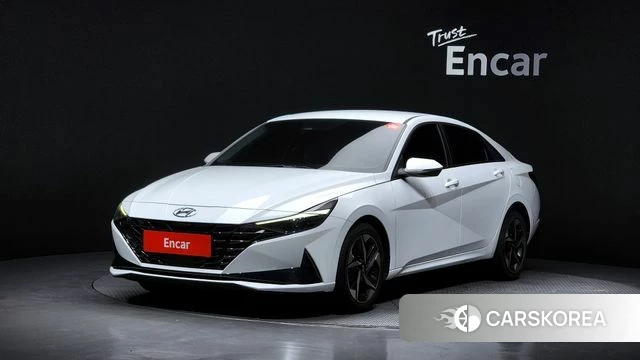 Hyundai Avante (CN7) 2020 Белый из Кореи