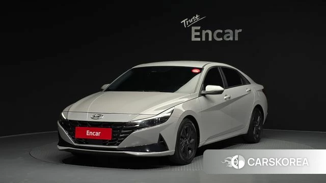 Hyundai Avante Hybrid (CN7) 2021 Серебристо-серый из Кореи