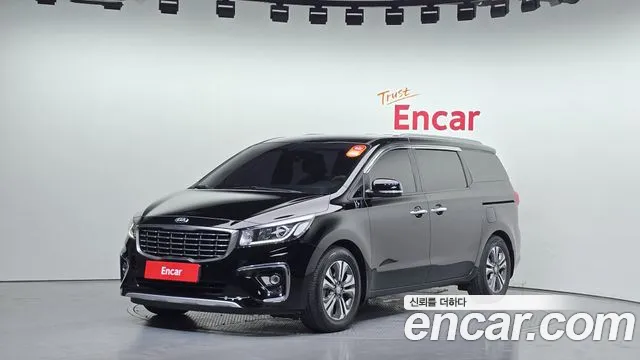 Kia The New Carnival 2019 Черный из Кореи