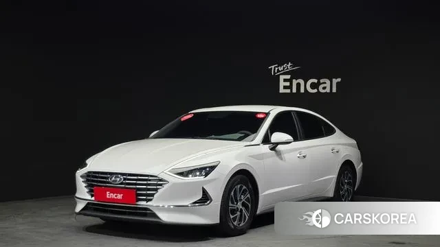 Hyundai Sonata Hybrid (DN8) 2021 Белый из Кореи