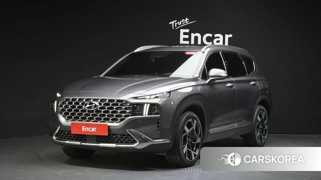 Hyundai The New Santa Fe 2023 Серый из Кореи