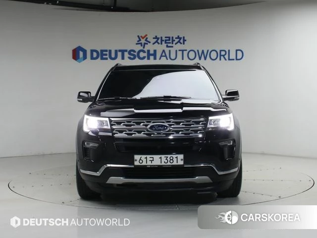 Ford Explorer 2018 Черный из Кореи