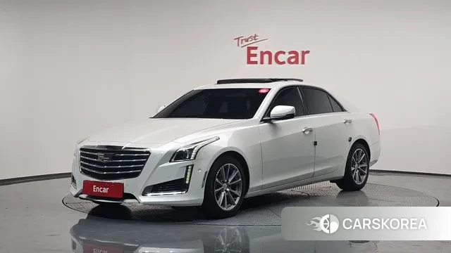 Cadillac CTS 3rd generation 2018 Белый из Кореи