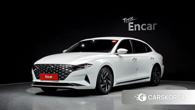 Hyundai The New Grandeur IG Hybrid 2021 Белый из Кореи