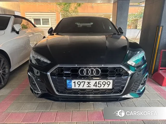Audi A5 (F5) 2023 Черный из Кореи