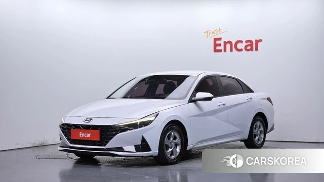 Hyundai Avante (CN7) 2020 Белый из Кореи