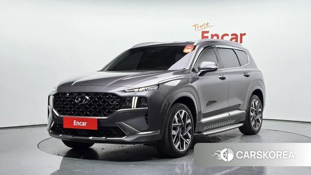 Hyundai The New Santa Fe 2023 Серый из Кореи