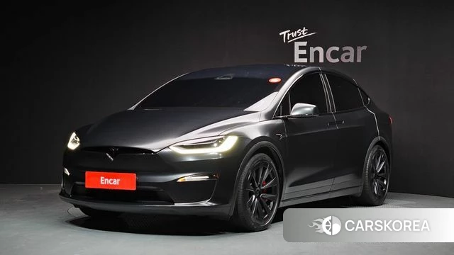 Tesla Model X 2023 Черный из Кореи